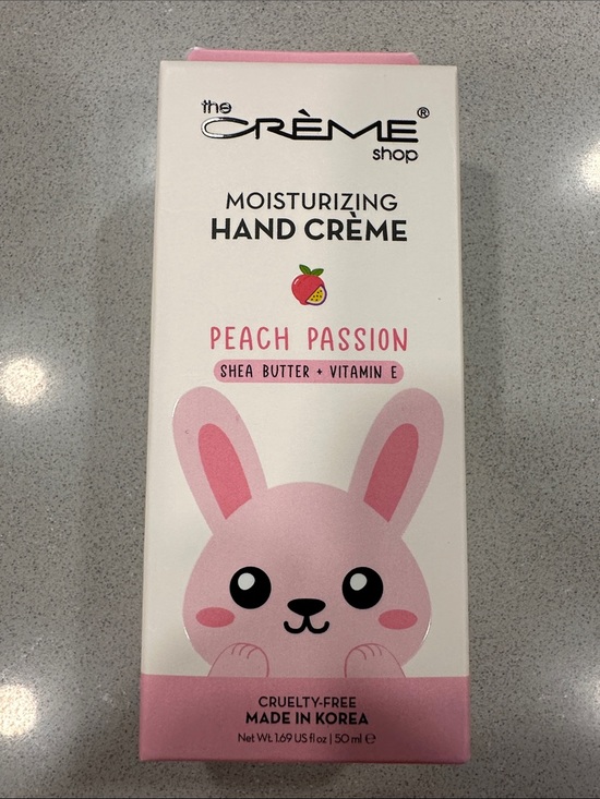 The Crème Shop Other - The Crème Shop Moisturizing Hand Cream Peach Passion wShea Butter/Vitamin E NIB